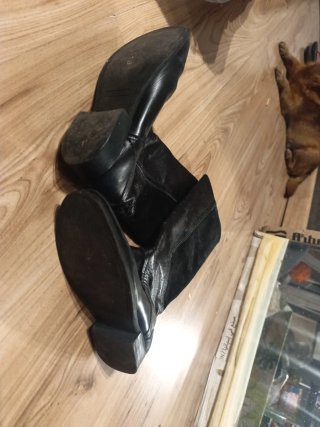 Botas altas niña negras