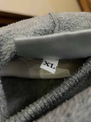 Sudadera Kappa cuello alto gris