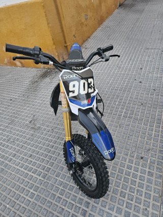 Moto Cross Roan Eléctrica Azul y Negra