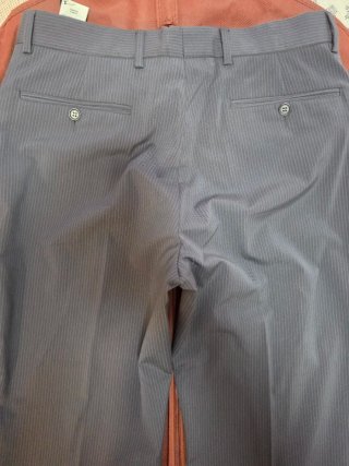Traje Sfera Gris Rayas Liláceas Talla 42