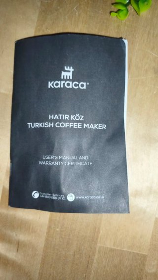 Cafetera Turca Karaca Hatir KÖZ Negra