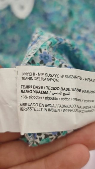 Blusa sin mangas 100% algodón