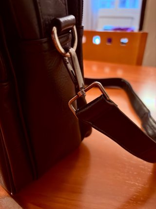 Bandolera piel Matties Bag negra