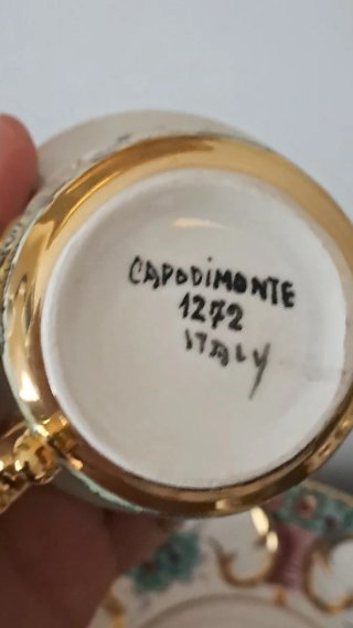 Servizio porcellana Capodimonte caffè/tea
