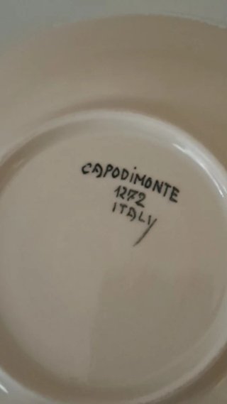 Servizio porcellana Capodimonte caffè/tea