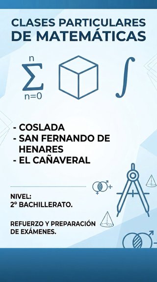 Clases de Matemáticas Bachillerato y EvAU