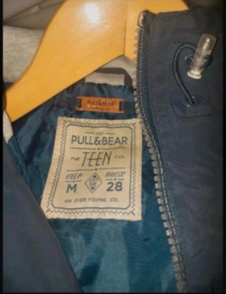 Cazadora Pull&Bear Canguro M Azul