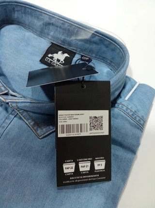 Preciosa camisa denim U.S. Grand, totalmente nueva