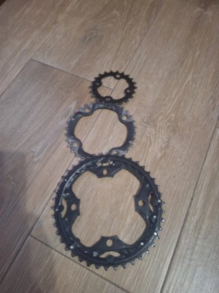 Set di 3 pacchi pignoni per bici MTB