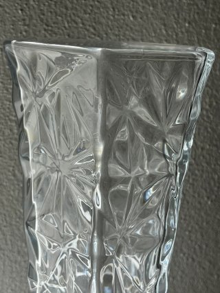 Vaso cristallo decorato
