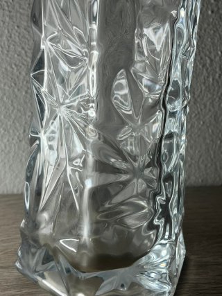 Vaso cristallo decorato