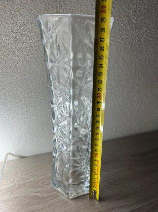Vaso cristallo decorato