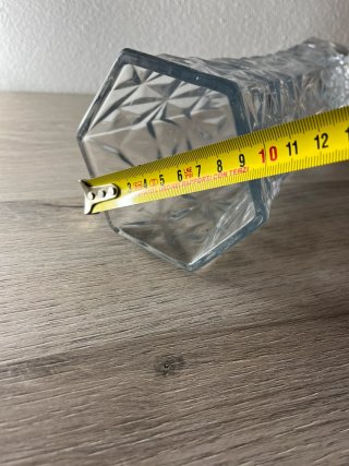 Vaso cristallo decorato