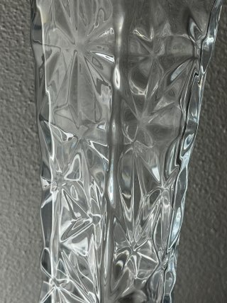 Vaso cristallo decorato