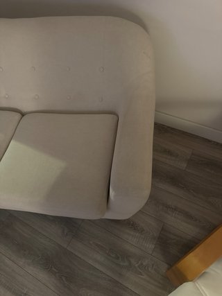 Divano a 2 posti Ikea beige in tessuto