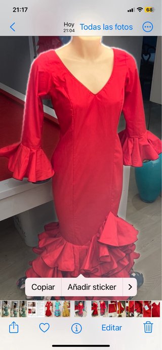 309 Vestido de flamenca XXL 44