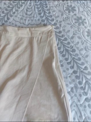 Falda pantalón ante beige Talla S
