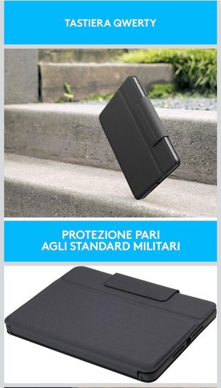 Logitech Rugged Folio iPad 7ª/8ª/9ª gen