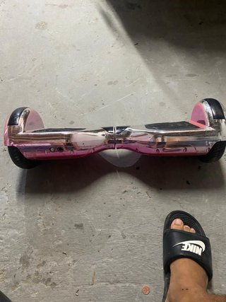 Hoverboard Rosa y Plateado
