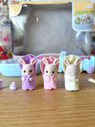 Sylvanian Families Bebés Baño Triple