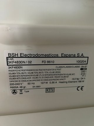 Frigorífico Combi Balay Blanco