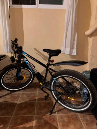 Bicicleta Eléctrica Negra