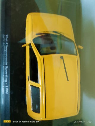 Modellino Fiat Cinquecento Sporting Norev 1/43