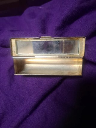 2 ESTUCHES VINTAGE PINTALABIOS PLATA