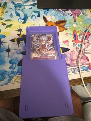 Custodia porta carte viola