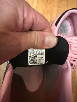 Zapatillas Adidas Samba Messi Rosa Talla 41.5
