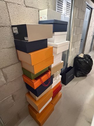 Cajas de zapatos-louis vuitton-Dior-hermes-Prada..