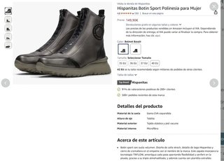 Botas Hispanitas Talla 42 Nuevas