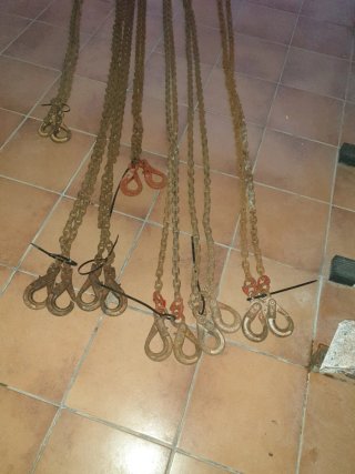 Cadenas para camion grua y gruas torre 3000k