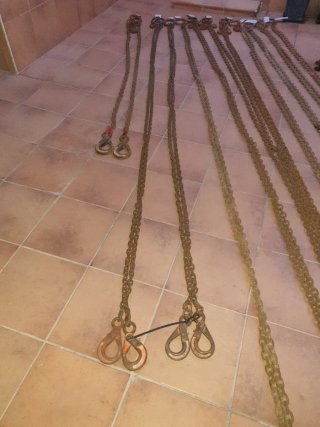 Cadenas para camion grua y gruas torre 3000k