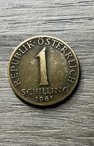 Moneta 1 Scellino Austria 1961