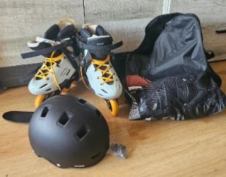 Patines Oxelo MF500 + Casco y Protecciones