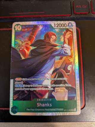 Shanks SR OP17-022 One Piece TCG