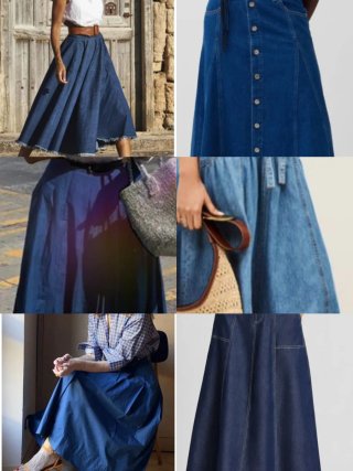Falda Hugo Boss azul
