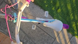 Bicicleta niña hasta 6 años azul.
