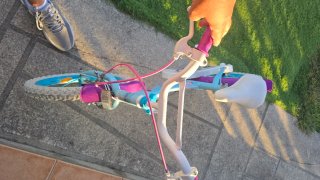 Bicicleta niña hasta 6 años azul.