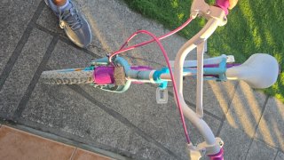 Bicicleta niña hasta 6 años azul.