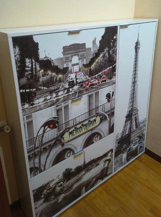 Zapatero Blanco Diseño París