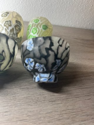 Set 4 Candele Cera Artigianali