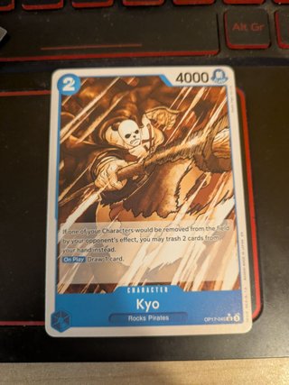 Kyo OP17-045 One Piece TCG Carta