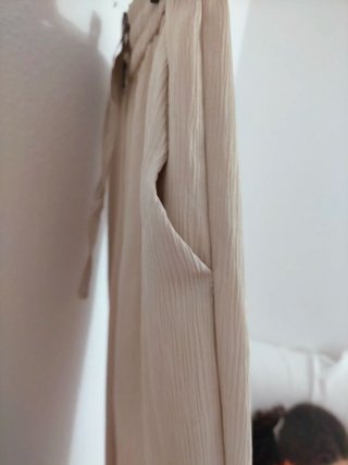 Pantalones palazzo Kiabi beige Talla L