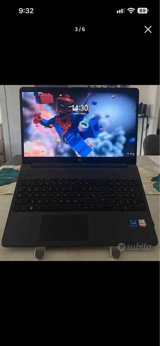 HP Laptop 15s-fq5xxx Nero