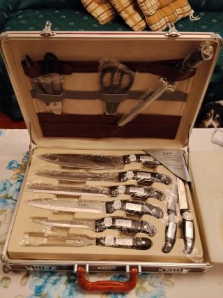 Set coltelli K.B. S.G. INTERNATIONAL valigetta