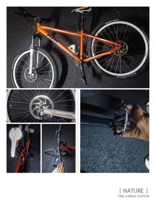 Bicicleta Montaña Naranja