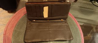 Cartera trenzada polipiel mujer