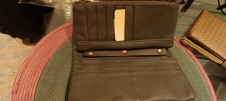 Cartera trenzada polipiel mujer